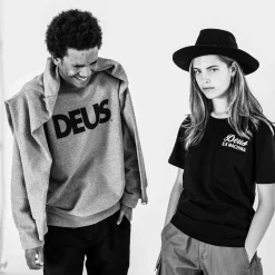 All Caps Crew Sweater - Grey