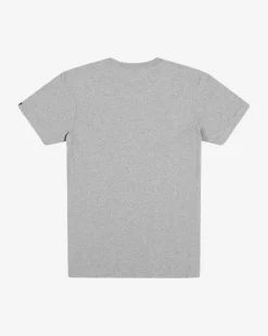 All Caps Tee - Grey Marle