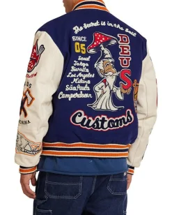 Amanita Varsity Jacket - Patriot Blue