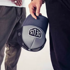 Baylands Trucker Hat - Blue-Navy