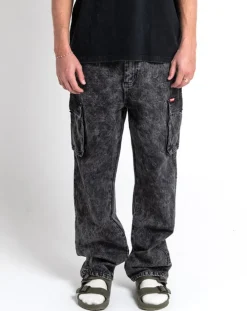 Burly Cargo Pant - Mid Black