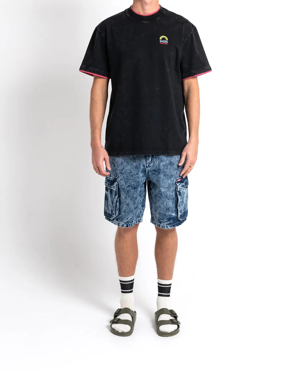 Burly Cargo Short - Mid Indigo
