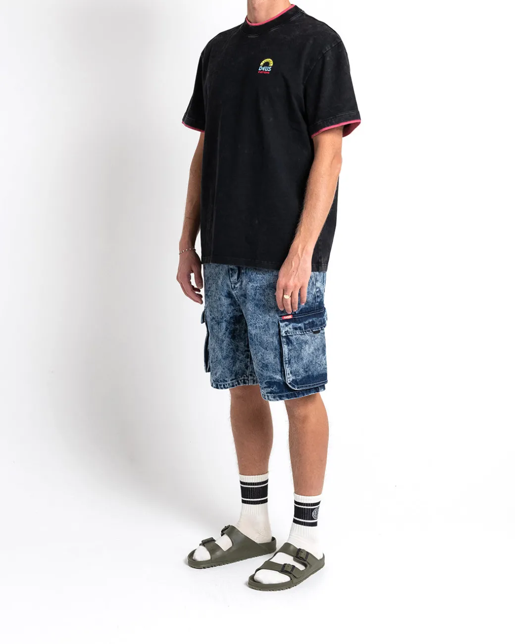 Burly Cargo Short - Mid Indigo
