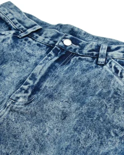 Burly Cargo Short - Mid Indigo