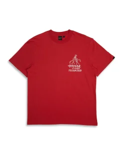 Camperdown Address Tee - Valiant Red