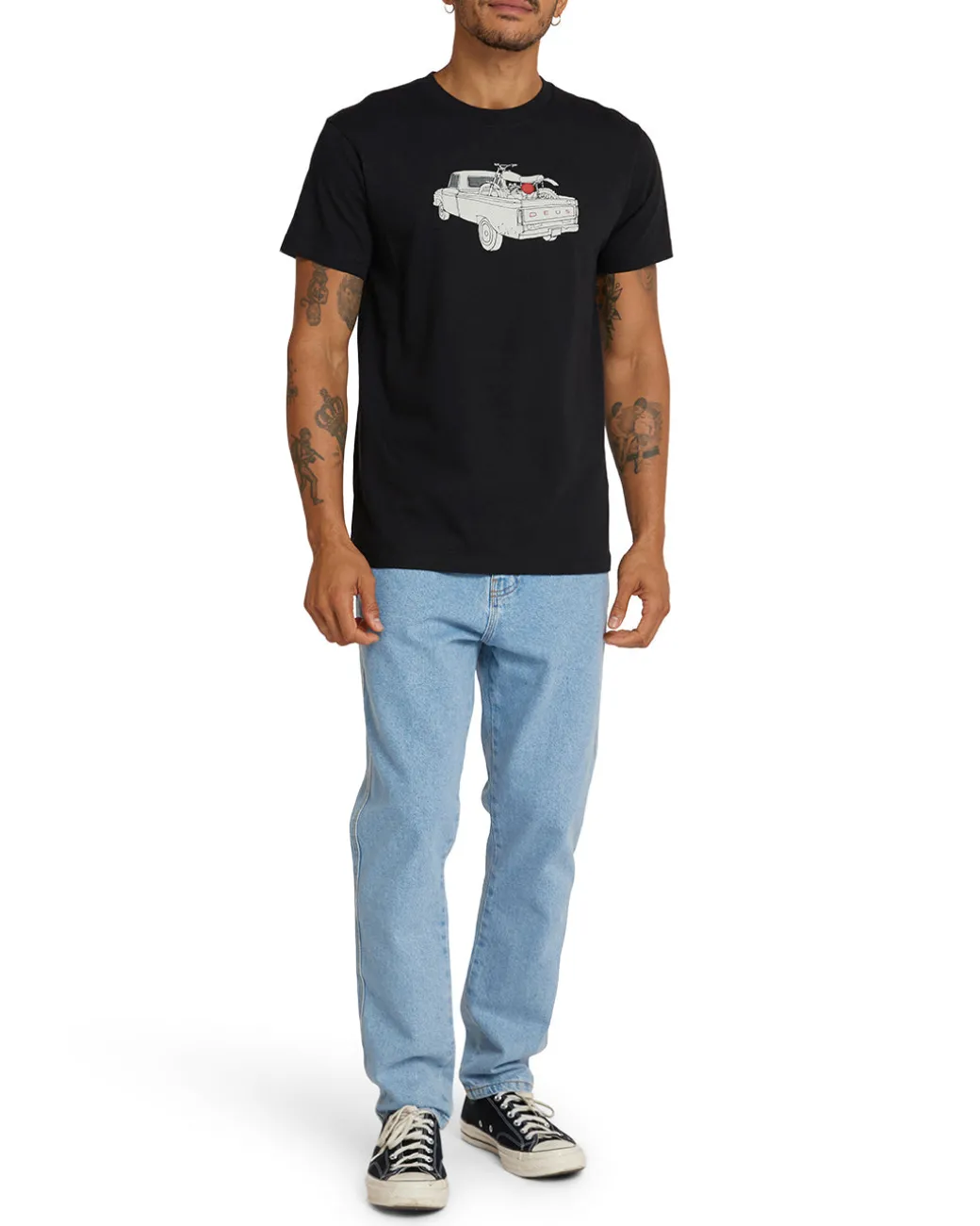 Carby Pickup Tee - Black