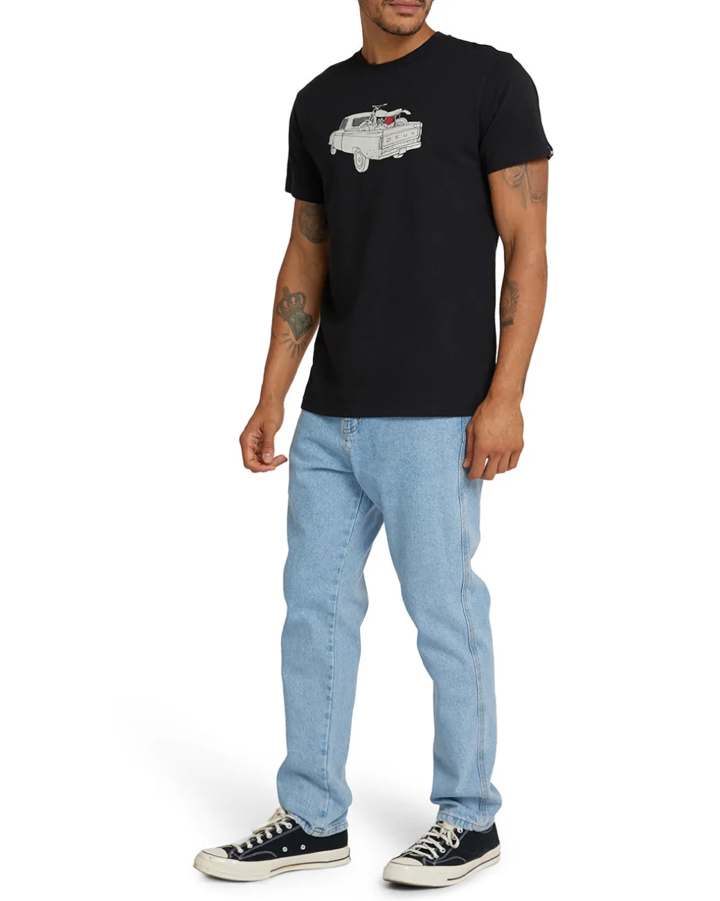 Carby Pickup Tee - Black
