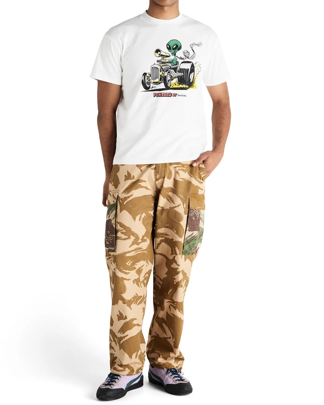 Celestial Rod Tee - Vintage White