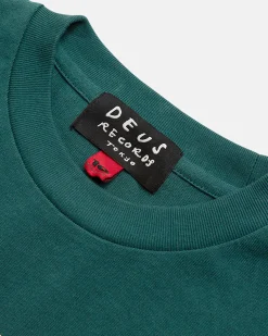 Chrome Spotnik Tee Dress - Teal