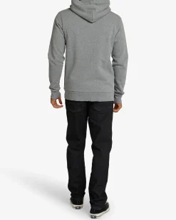 Circle Logo Hoodie - Grey Marle