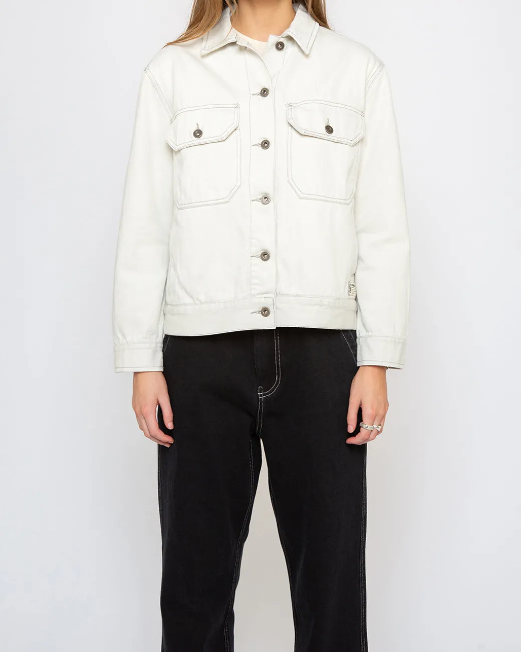 Coby Jacket (Oversized Fit) - Bleached White