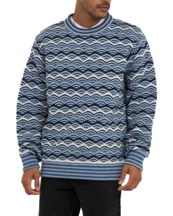 Comber Knit Sweater - Maui Blue