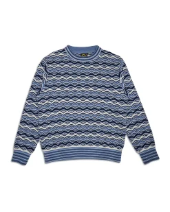 Comber Knit Sweater - Maui Blue