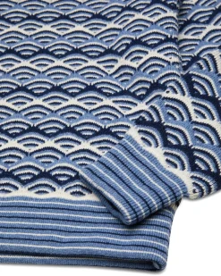Comber Knit Sweater - Maui Blue