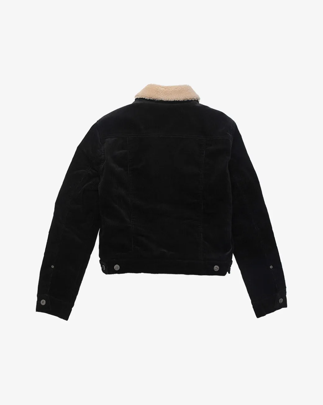 Cord Trucker (Regular Fit) - Black