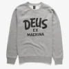 Curvy Crew Sweater - Grey Marle