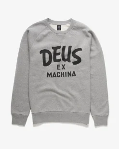 Curvy Crew Sweater - Grey Marle