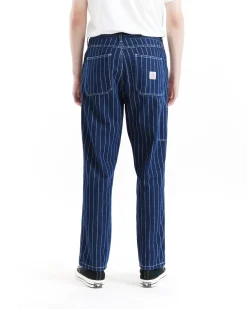 Dallas Stripe Work Pant - Indigo