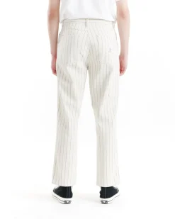 Dallas Stripe Work Pant - Natural