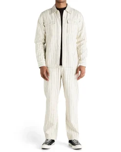 Dallas Stripe Work Pant - Natural