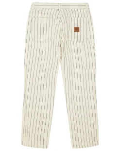 Dallas Stripe Work Pant - Natural