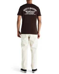 Dallas Stripe Work Pant - Natural