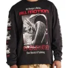Dancing Ghost Long Sleeve Tee - Anthracite