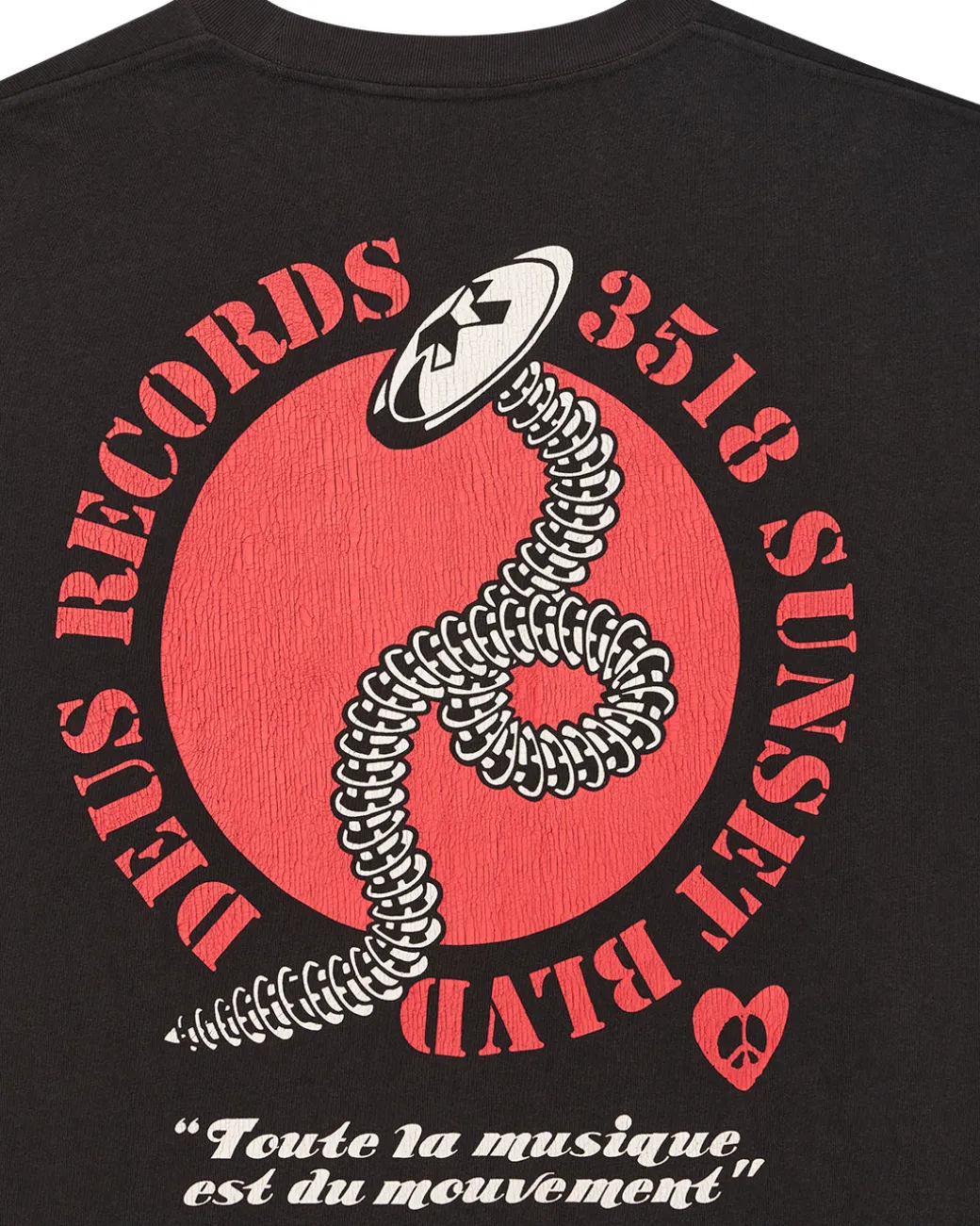 Dancing Ghost Long Sleeve Tee - Anthracite