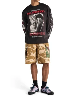 Dancing Ghost Long Sleeve Tee - Anthracite