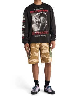Dancing Ghost Long Sleeve Tee - Anthracite