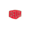Deus Shield Pin - Red