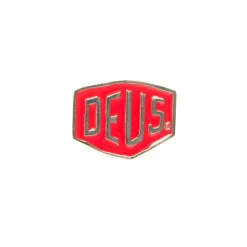 Deus Shield Pin - Red