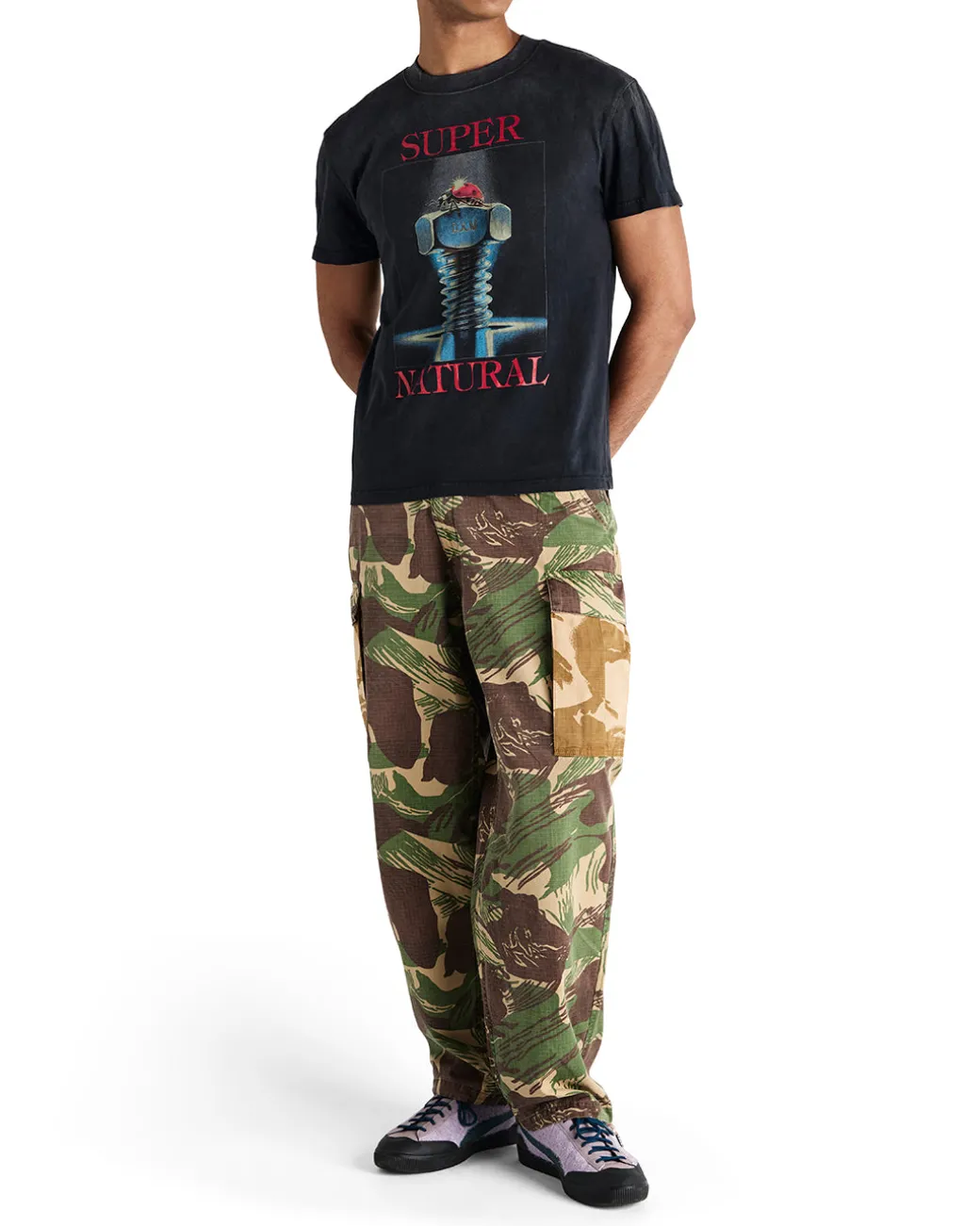 Divine Connection Tee - Anthracite