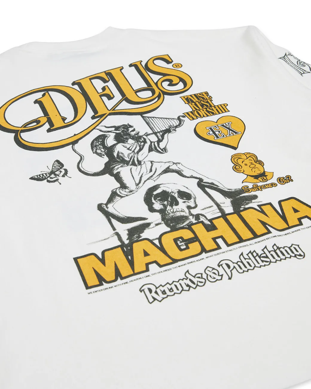 Divine Spark Long Sleeve Tee - Vintage White