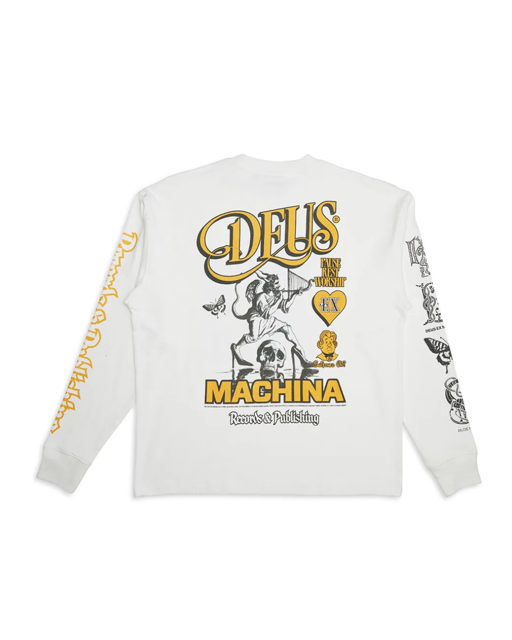 Divine Spark Long Sleeve Tee - Vintage White