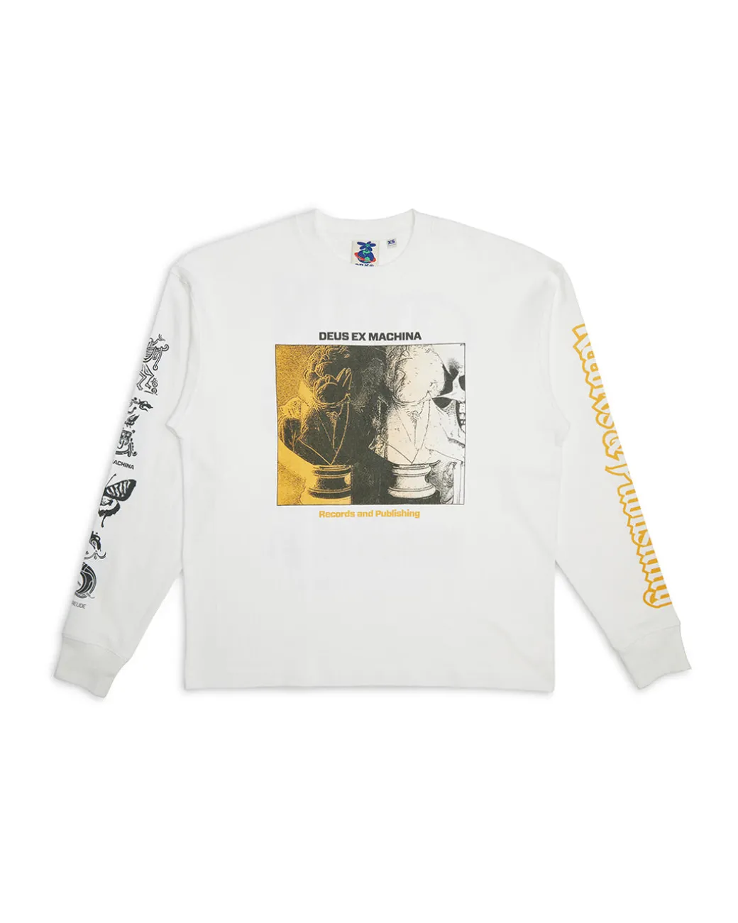 Divine Spark Long Sleeve Tee - Vintage White