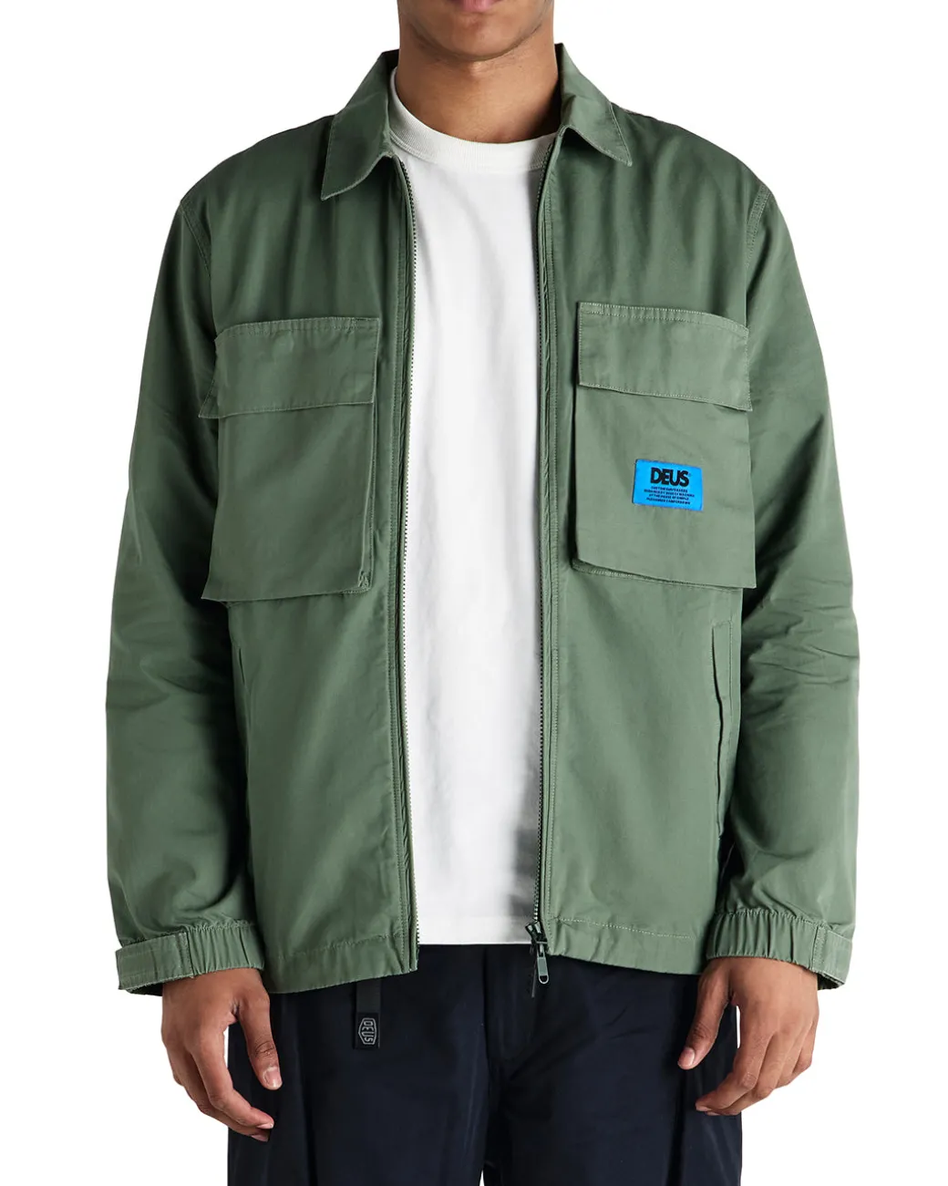 Duck Dive Zip Shirt - Clover