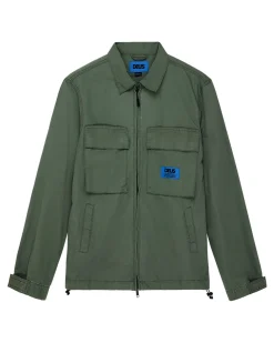 Duck Dive Zip Shirt - Clover