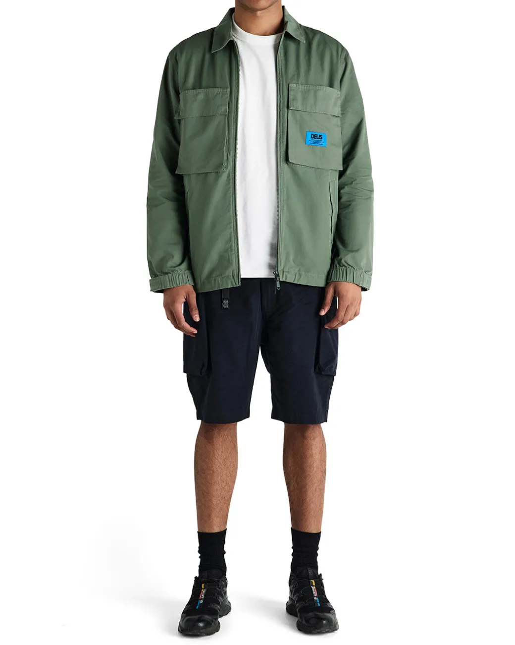 Duck Dive Zip Shirt - Clover