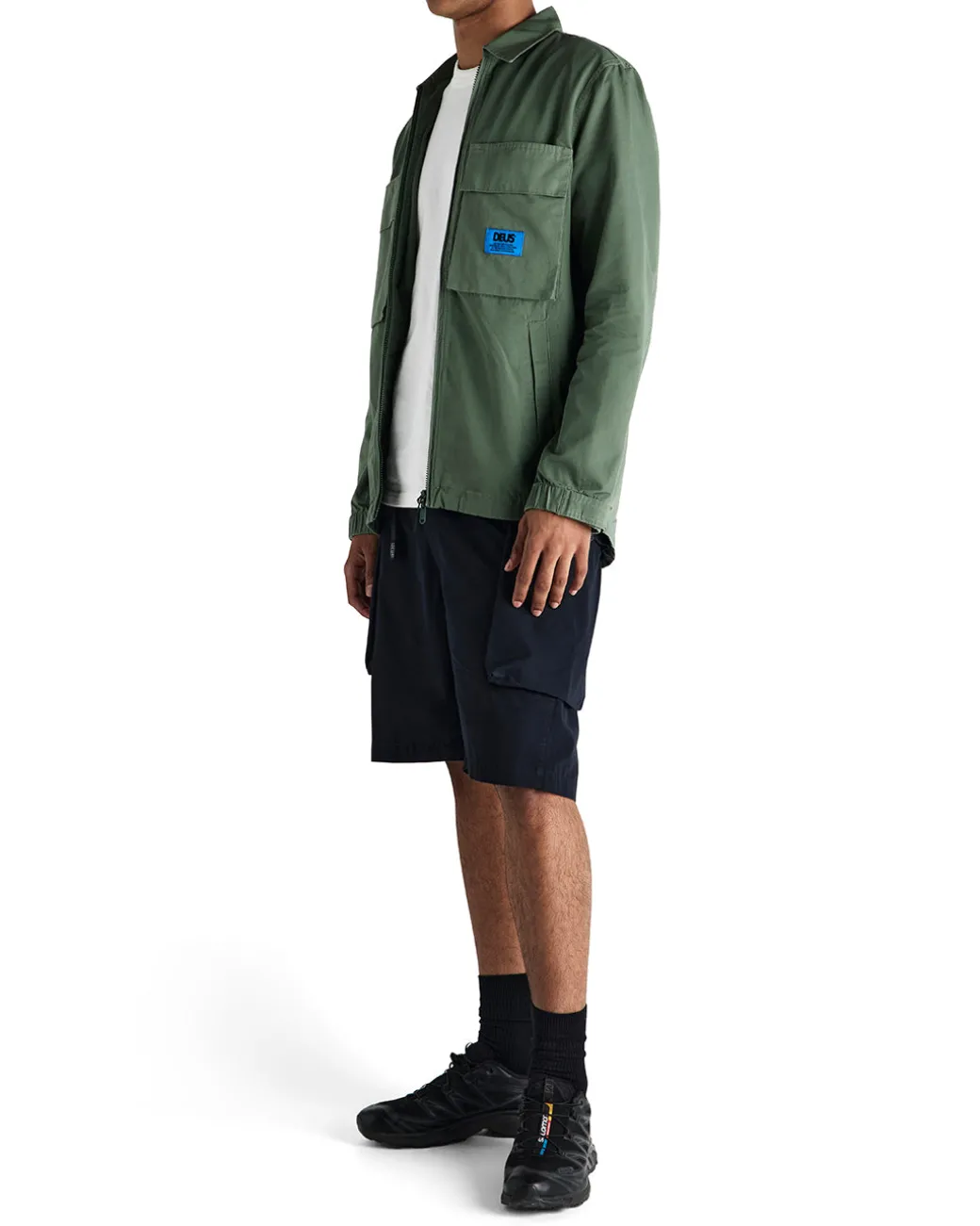 Duck Dive Zip Shirt - Clover