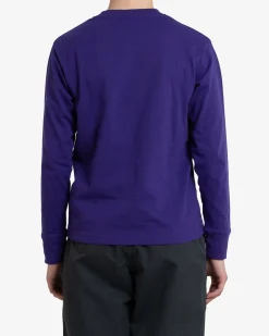Foxtrot Long Sleeve Tee - Deep Blue