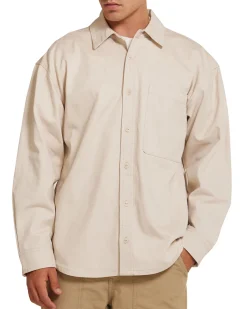 Frizell Twill Shirt - Dirty White
