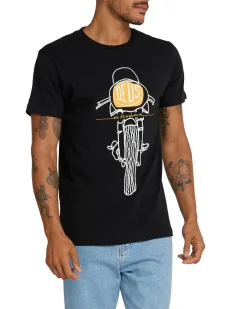Frontal Matchless Tee - Black