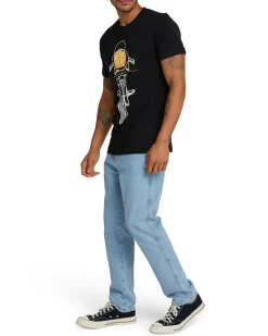 Frontal Matchless Tee - Black