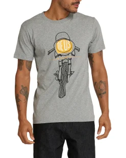 Frontal Matchless Tee - Grey Marle