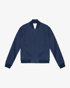 Garth Bomber Jacket - Washed Navy