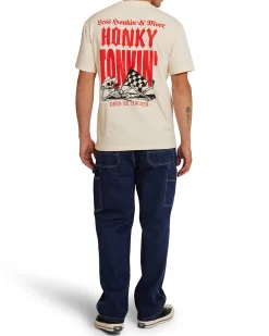 Honky Tonkin Tee - Dirty White