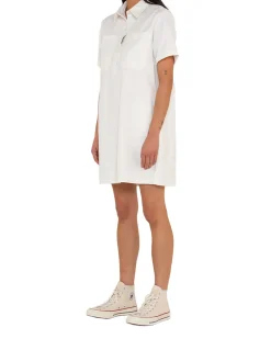 Honour Shirt Dress (Relaxed Fit) - Bleach White