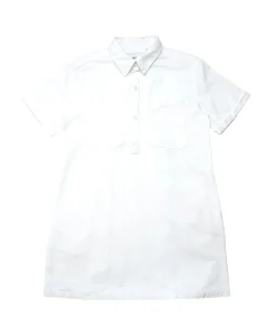 Honour Shirt Dress (Relaxed Fit) - Bleach White