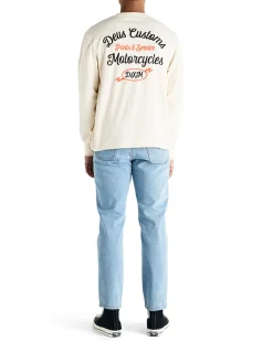 Iota Long Sleeve Tee - Dirty White
